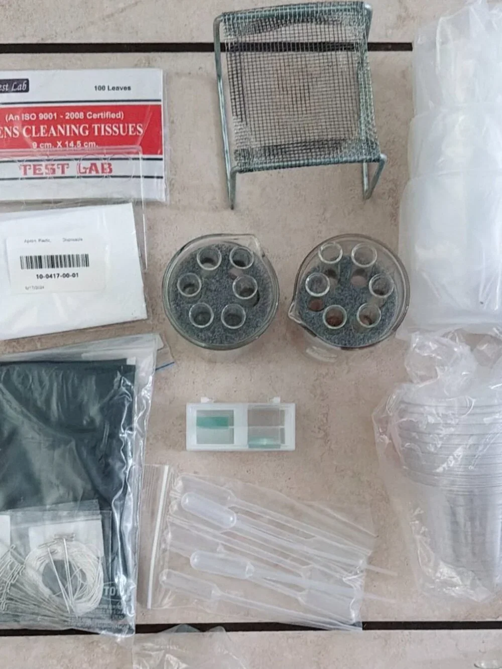 Science Interactive College Biology & Microbiology Lab Equipment Kit Lot Unused